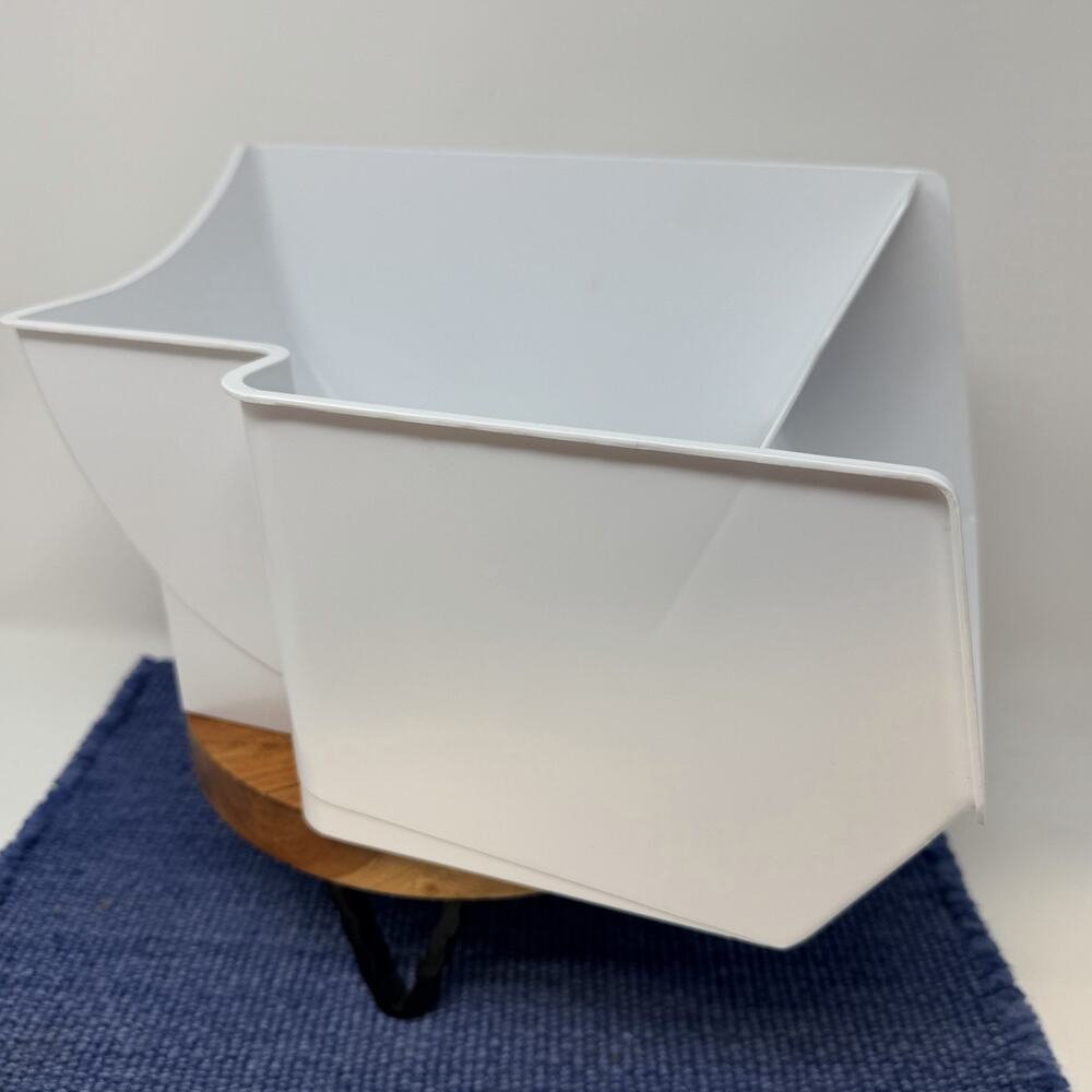 GE Refrigerator Freezer Ice Storage Bin Bucket 162D5538 OEM White